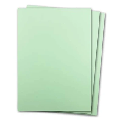 Afbeelding van DIN A4 vellen kleipapier 240 g/m2 papieren vel briefblad knutselpapier 50 Bogen munt