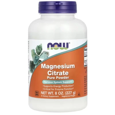 Afbeelding van Now Foods Magnesium Citraat Poeder 227gr