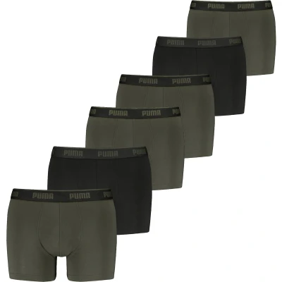 Afbeelding van Puma Boxershorts 6 pack groen L