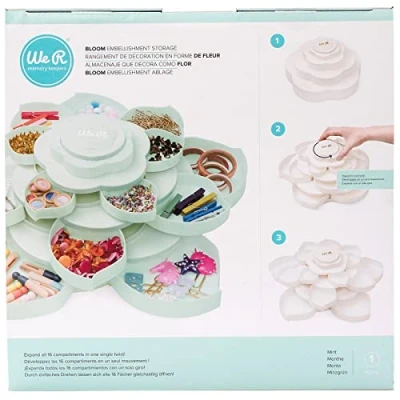 Afbeelding van We R Memory Keepers Bloem Embellishment Storage Mint