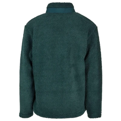 Afbeelding van Urban Classics Basic Fleecejas, Heren, Maat: Medium, Bottlegreen
