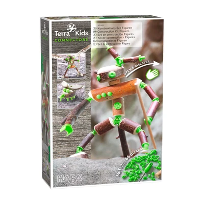 Afbeelding van HABA Terra Connectors Konstruktionsset Figuren Houten speelgoed voor kinderen, Maat: One Size, Multicoloured