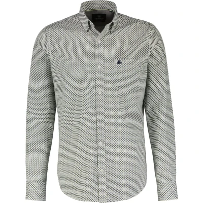 Afbeelding van Lerros Heren Overhemd 24D1488 612 Sage Green