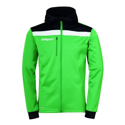 Afbeelding van uhlsport Sweater met rits, Maat: Large, Grün/schwarz/weiß