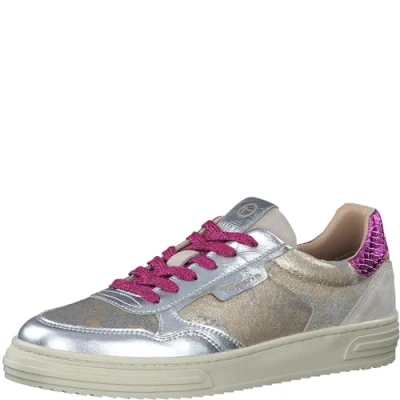Afbeelding van Tamaris Sneakers laag, Dames, Maat: 39, Multicolor Leer/ synthetisch