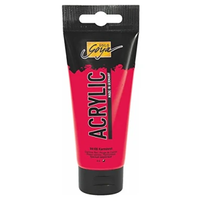Afbeelding van Solo Goya Karmijn Acrylverf 100ml tube Hoge kwaliteit A merk