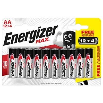 Afbeelding van Energizer,ENR Max Alk AA BP16 12+4 BR,Varios