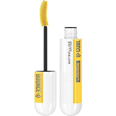 Afbeelding van Maybelline New York Volume &amp; Curve Mascara, Colossal Curl Bounce, kleur: zeer zwart, 10 ml