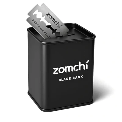 Afbeelding van ZOMCHI Scheerapparaat Verwijdering Case Scheermesje Bank voor Veiligheid Scheermes Opslag Gebruikt Dubbele Rand Razor Blade
