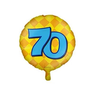 Afbeelding van Helium ballon 70 jaar party 45cm