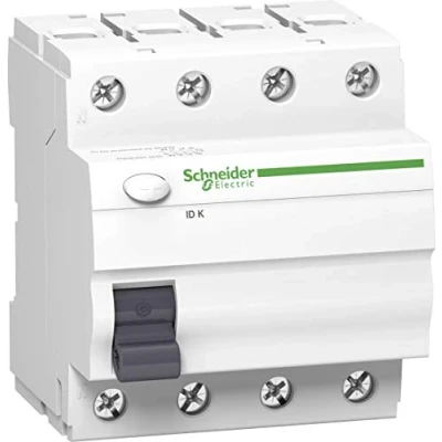 Afbeelding van Schneider A9Z04440 Aardlekschakelaar ID K, 4P, 40A, 300mA, type A, meerkleurig