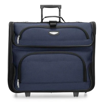 Afbeelding van Reizen Selecteer Amsterdam Erweiterbares Rollgepäck, marineblauw, Eén maat, Uitbreidbare Rolling Rechtopstaande Bagage