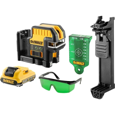 Afbeelding van DeWalt DCE0825D1G Accu 5 punts Kruislijnlaser zelfnivellerend 10.8V 2.0Ah Li ion QW