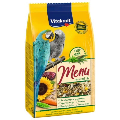 Afbeelding van Vitakraft Papegaaien Premium Menu Vogelvoer 1 kg