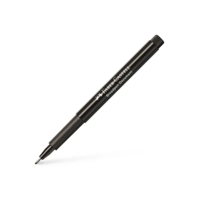 Afbeelding van 10x Fineliner Faber Castell Broadpen 1554 zwart