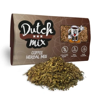 Afbeelding van Dutch Mix Koffie smaak Stalkvrij en Natuurlijk 30g Glad kruidenmengsel
