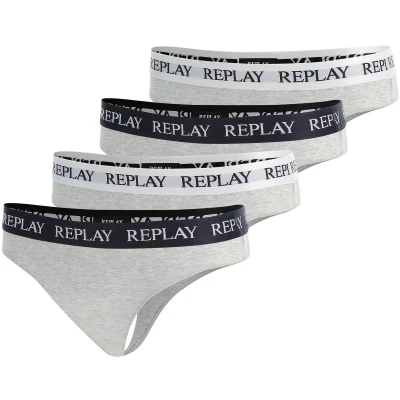 Afbeelding van REPLAY STRING LADY Style 1 T/C 4pcs waterfall pack Verpakking van 4