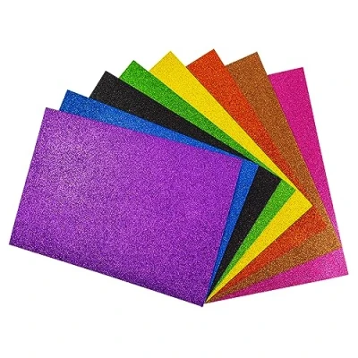 Afbeelding van Interdruk DIY Craft Foam Sheets 8x A4 Glitter