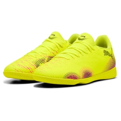 Afbeelding van Puma Future 8 Play IT senior voetbalschoenen geel/zwart/oranje