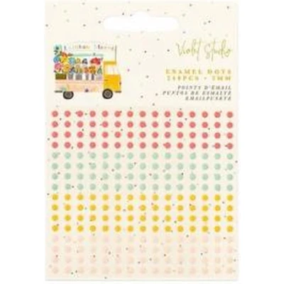 Afbeelding van Violet Studio Rainbow Blooms Enamel Dots