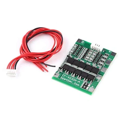 Afbeelding van Akozon batterij BMS board Module 4S 30A 14.8V Li Ion lithium PCB bescherming balans met draad
