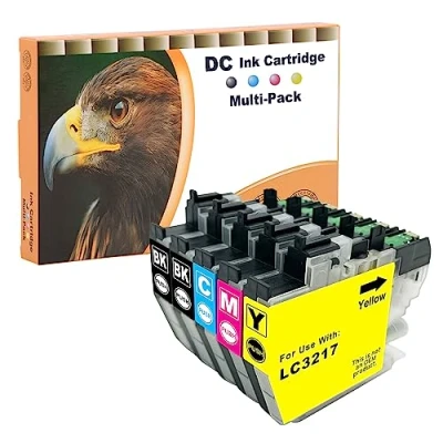 Afbeelding van D&amp;C LC3217 inktcartridges, compatibel met Brother LC 3219XL 3217, voor MFC J5330DW, J5335DW, J5730DW, J5930DW, J6530DW, J6930DW, J6935DW, verpakking van 5 stuks