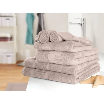 Afbeelding van Gözze Badhanddoek Bio 70 x 140 cm (Taupe)