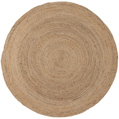 Afbeelding van Woood Ross vloerkleed rond 150cm naturel Jute