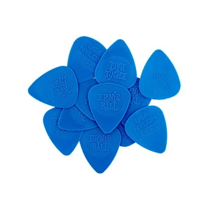 Afbeelding van Ernie Ball Thin Injection Molded Nylon Picks 0.53mm bag of 12