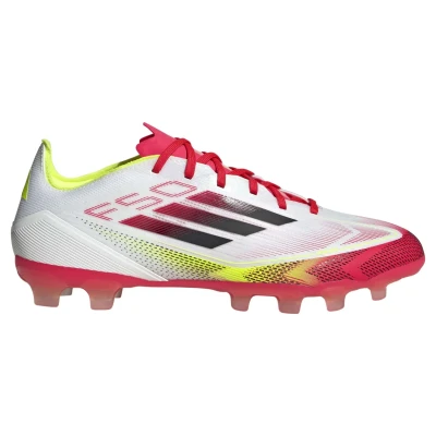 Afbeelding van adidas Performance F50 PRO Boots Multi Ground Voetbalschoenen met kunststof noppen, Heren, Maat: 44 2/3, Footwear white/core black/solar yellow