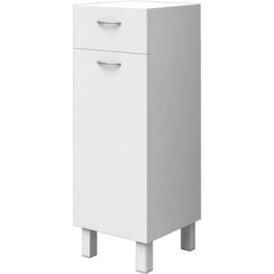 Afbeelding van ESSENTIAL Opslageenheid 1 deur lade Wit L 30 cm