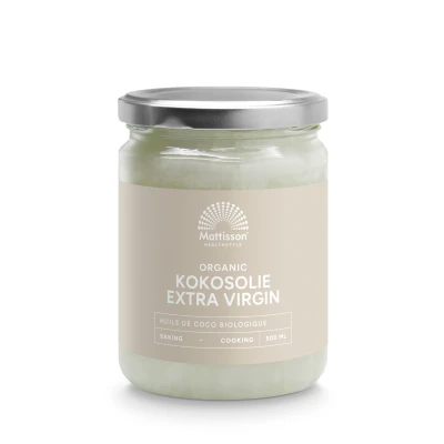 Afbeelding van Mattisson Kokosnoot Olie Extra Virgin 500ml