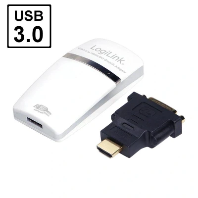 Afbeelding van LogiLink multi display adapter USB 3.0 naar HDMI (1080p) grafiek