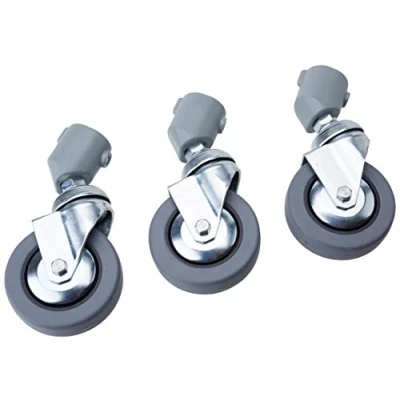 Afbeelding van Manfrotto 109 Set 3 Ruote con Adattattore, 80 mm, Grigio