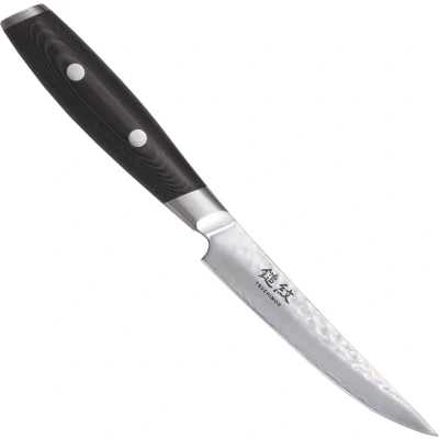 Afbeelding van Yaxell Japans Serie Tsuchimon Steakmes VG10 Staal 61 HRC Lemmet 11 cm 3 Lagen Damaststaal Canvas Micarta Heft