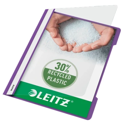 Afbeelding van Snelhechter Leitz standaard A4 PVC violet