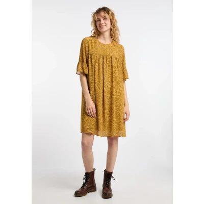Afbeelding van Jurk DREIMASTER M / Donkergeel Multikleurig 100% Polyester