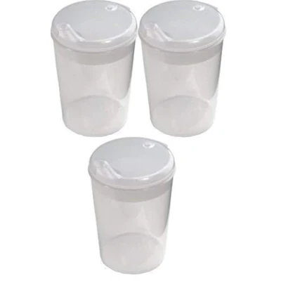Afbeelding van Medi Inn+ Beker snavelbeker drinkbeker transparante opening 4 x mm praktische set: 3 stuks