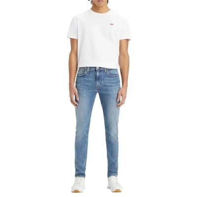 Afbeelding van Levi&#039;s 510 Skinny Jeans Fit, Heren, Maat: 27x30, Medium indigo