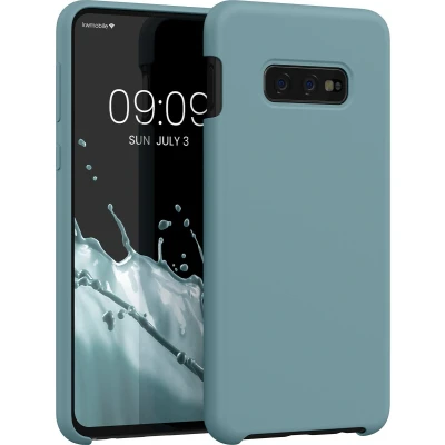 Afbeelding van kwmobile telefoonhoesje geschikt voor Samsung Galaxy S10e Hoesje met siliconen coating Smartphone case in antieksteen