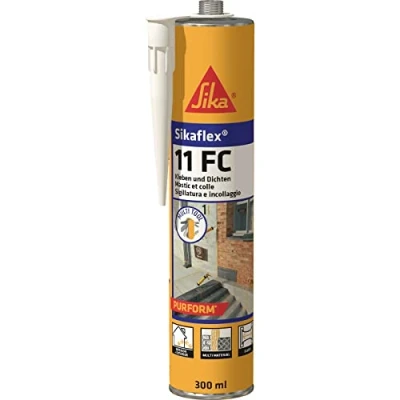 Afbeelding van Sika flex 11FC Purform (nieuwe versie van Sikaflex 11 FC+) universeel inzetbare elastische lijm en kit 300 ml cartridge (1, wit)