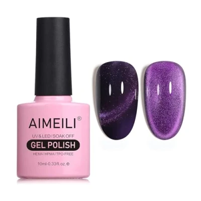 Afbeelding van AIMEILI Hema Free Cat Eye Gel Nagellak UV LED Gellack Soak Off Vegan Cruelty Polish 10ml (747)