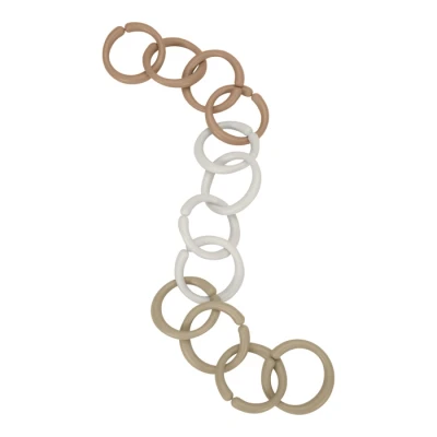 Afbeelding van Little dutch speelgoedringen beige 12st