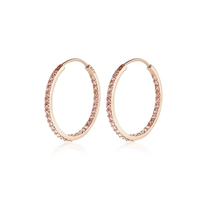 Afbeelding van Elli Basic Oorbellen, Dames, Maat: One Size, Rosa