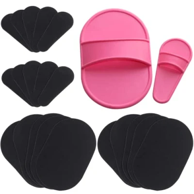Afbeelding van Exfoliërende ontharingspads x20 x2 bufferpadhouders x10 grote en kleine bufferpads gladde huid op benen armen lichaam Ongewenste door TRIXES