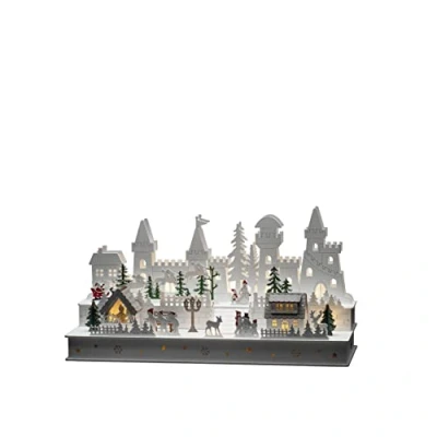 Afbeelding van Konstsmide 3257 210 LED decor Kerstmarkt Warmwit Warm wit Timer, Schakelaar