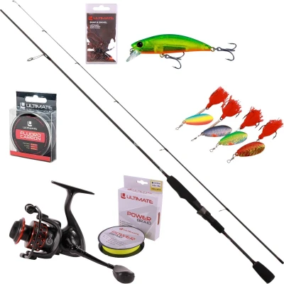 Afbeelding van Ultimate Trout Lure Hengelset 1.80m (2 8g) Vissets