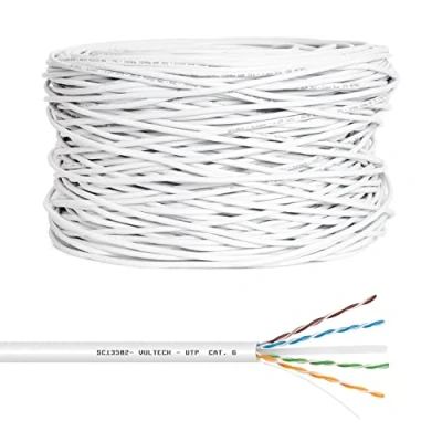 Afbeelding van Vultech sc13502 305 netwerkkabel (CAT6, F/UTP (FTP), 10/100/1000Base T (x), grijs, vinylchloride (PVC), strandd)