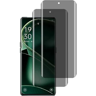 Afbeelding van 2 Pack Anti Spy Screen Protector for Vivo X60 Pro Full Privacy Protector, 3D Tempered Glass Film, 9H Hardness Peeping Coverage Scratch