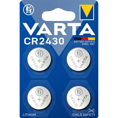 Afbeelding van VARTA Knoopcel CR2430 3 V 4 stuk(s) LITHIUM Coin Blister